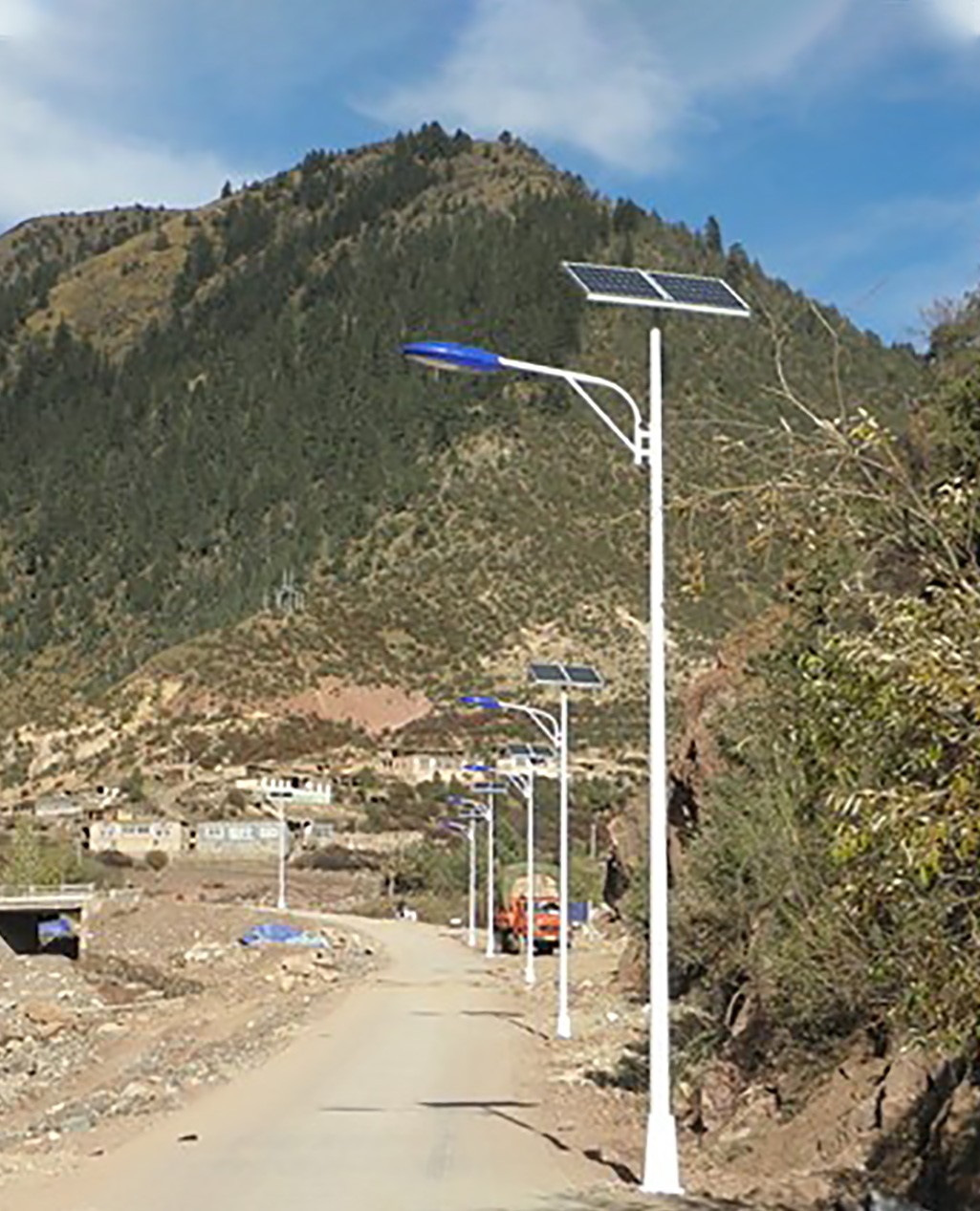 西藏昌都太阳能路灯成功案例