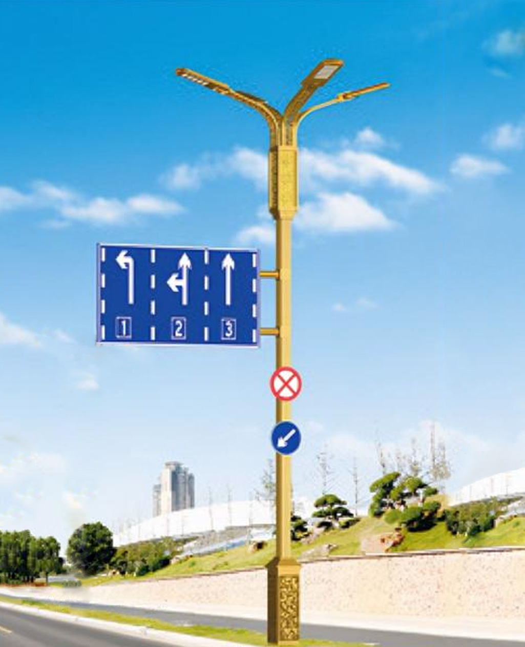 综合路灯杆