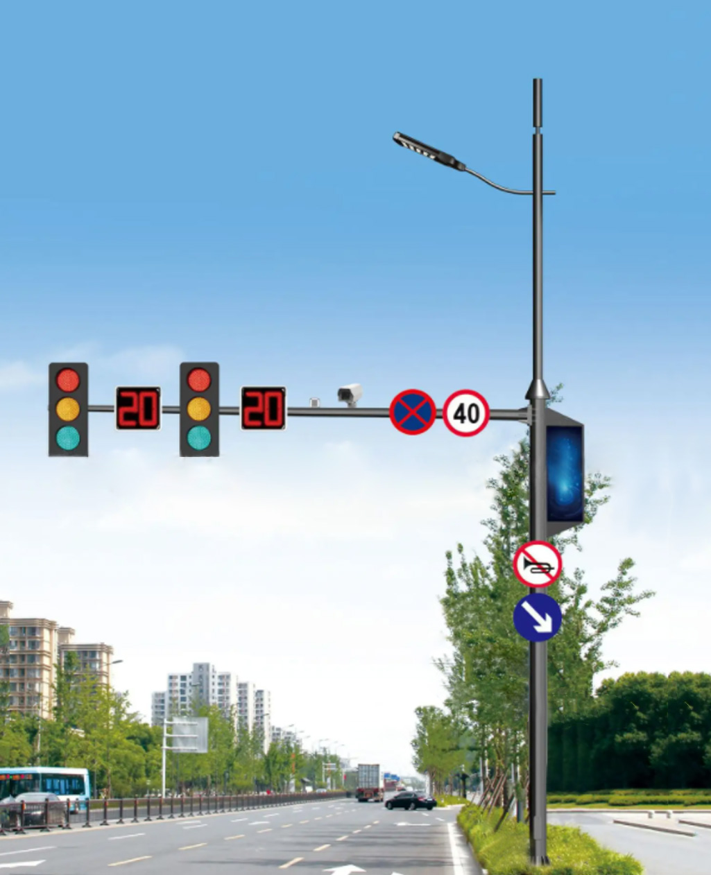 综合路灯杆